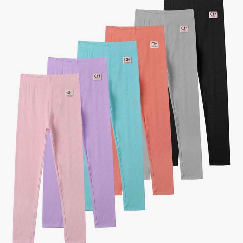BRAND NEW - 6 Pairs Girls Leggings